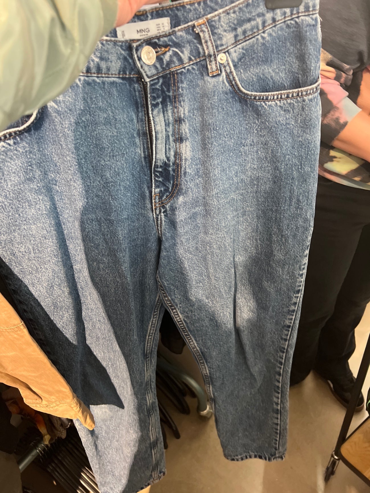 MNG Jeans Blau Größe: 42