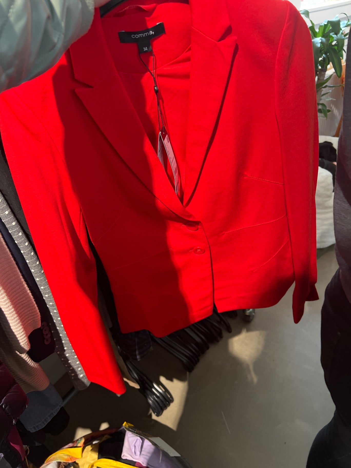 NEU Comma Blazer Rot Größe: XS