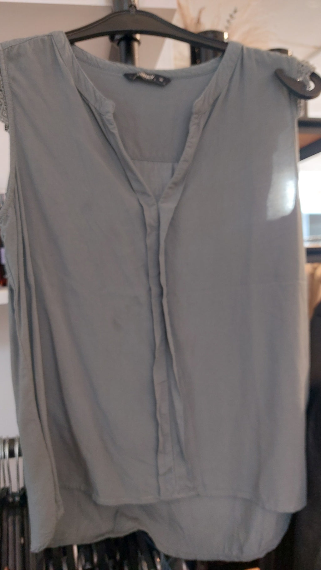 Only Bluse Grau Größe: M