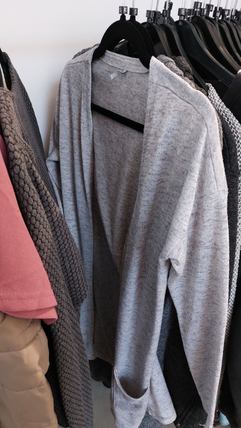 Only Cardigan Grau Größe: XS