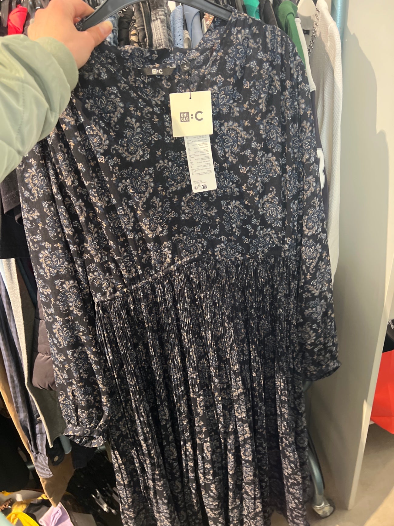 NEU! Uniqlo Maxikleid dunkelblau Größe: M