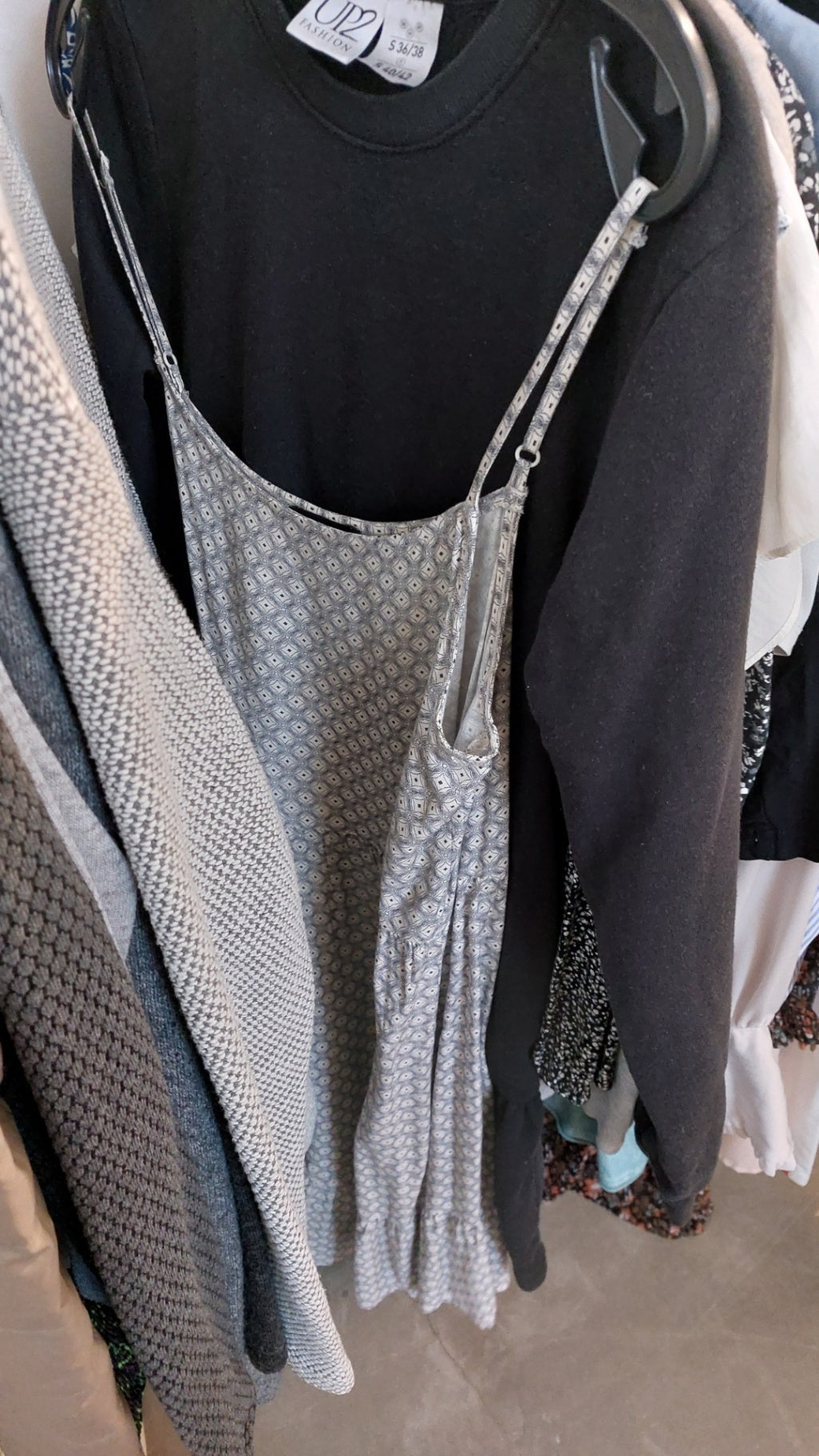 Yessica Kleid Grau Größe: S