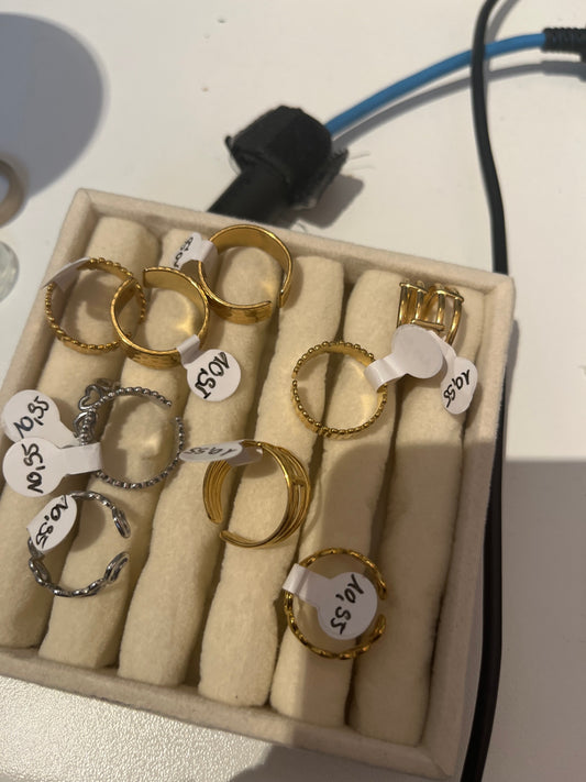 SPRINGBLOSSOM Ring Gold und Silber