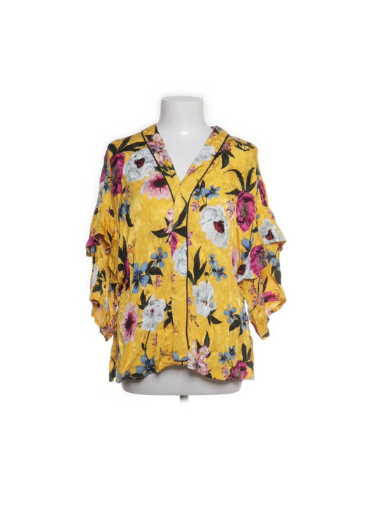 Topshop Bluse Gelb Größe: 36