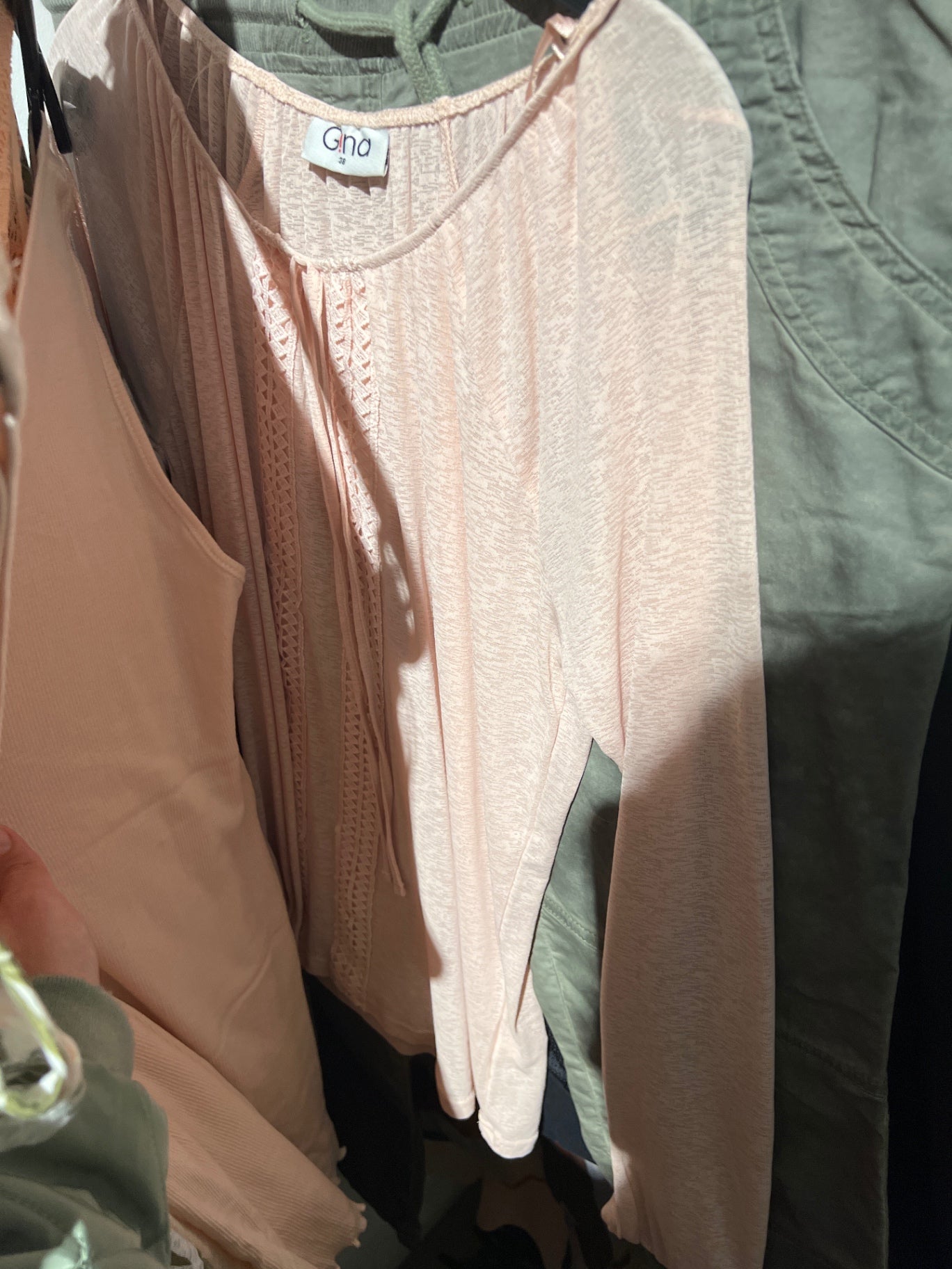 Gina Bluse Rosa Größe: 38