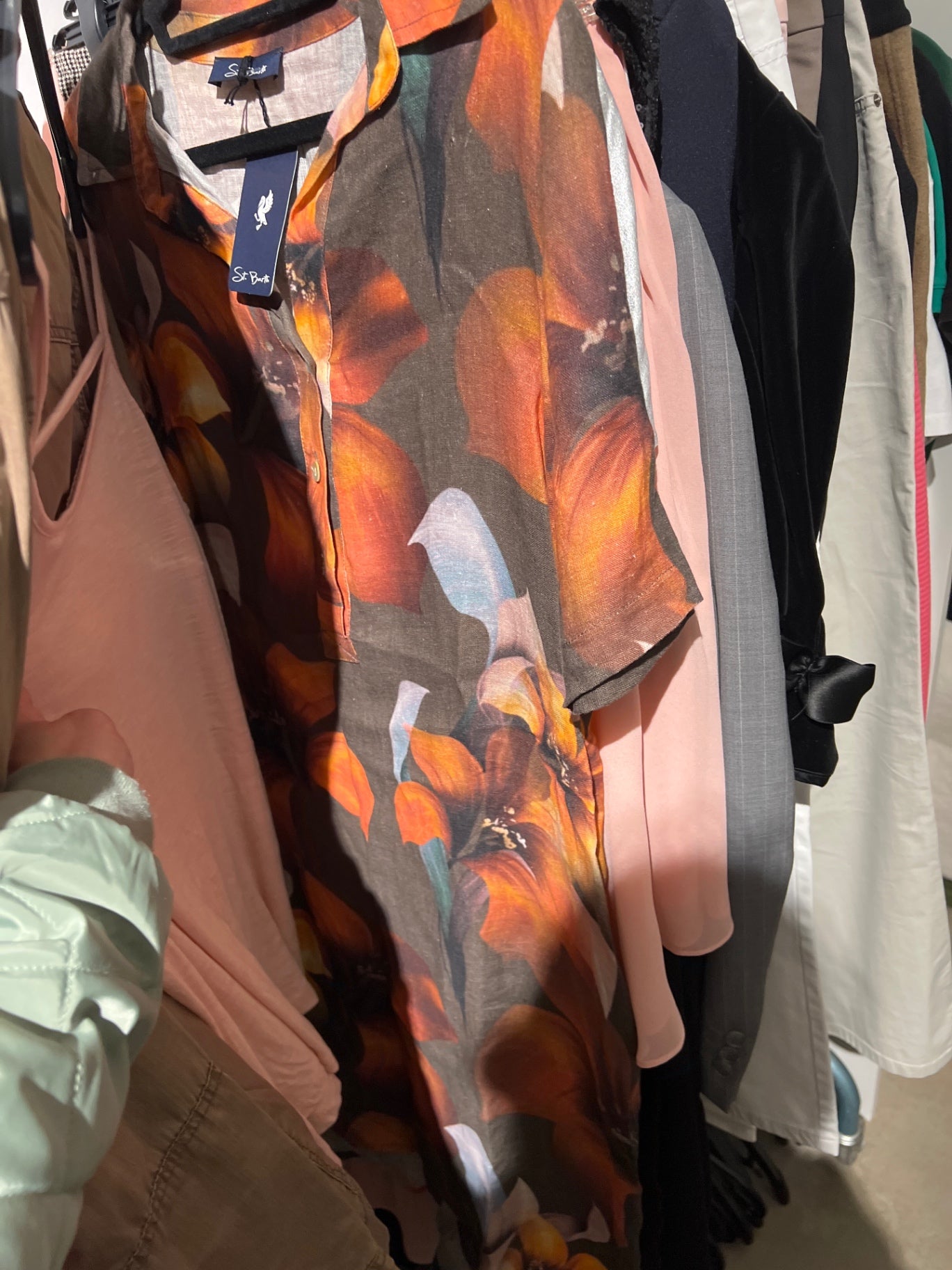 St. Barth Blusenkleid BraunOrange Größe: S
