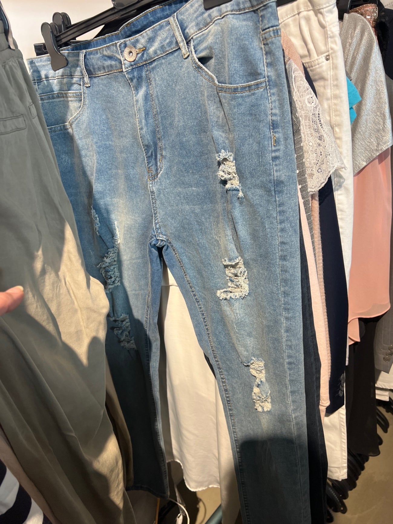 Jeans Hellblau Größe: 36