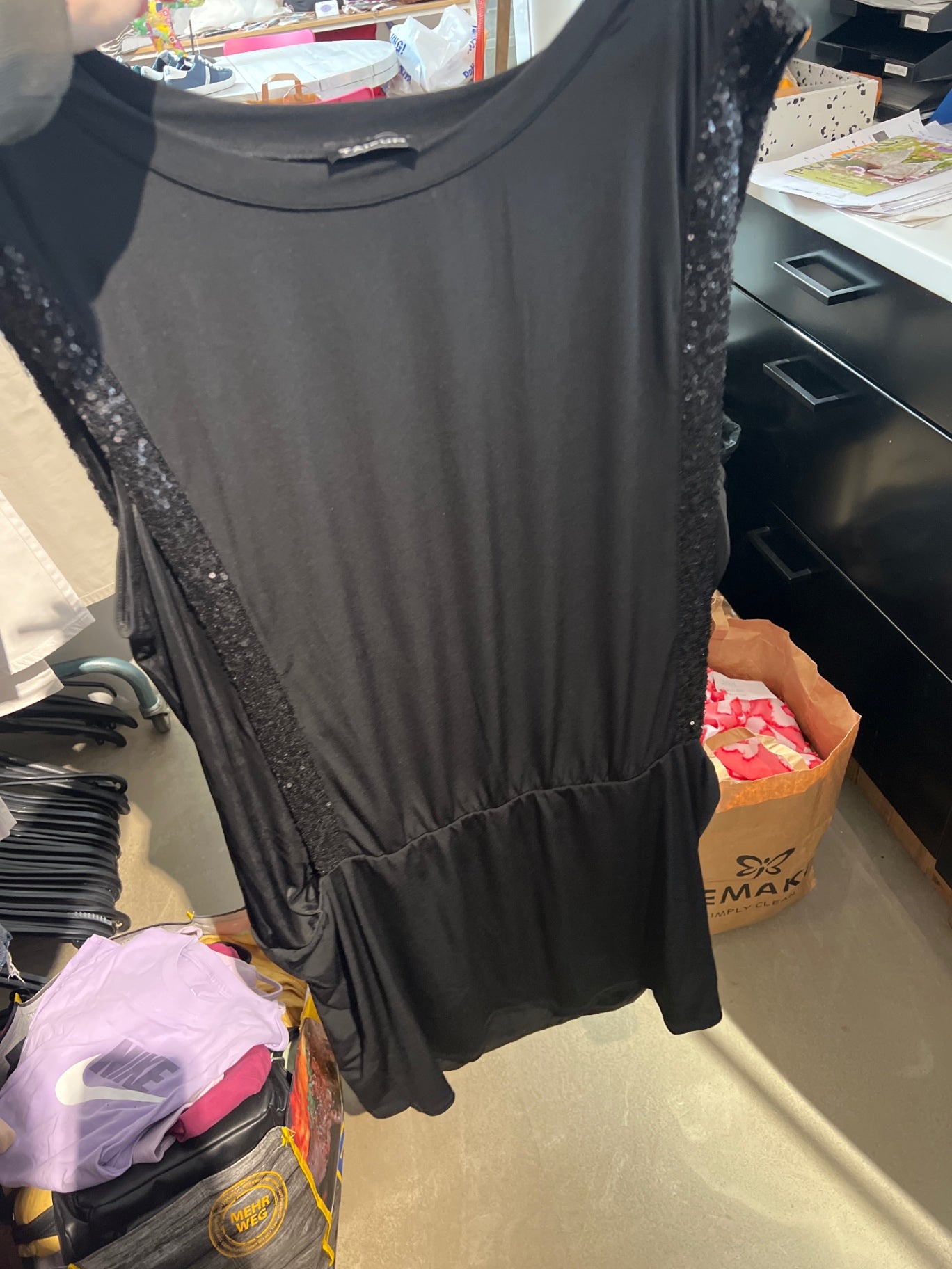 Taifun Kleid Schwarz Größe: 46