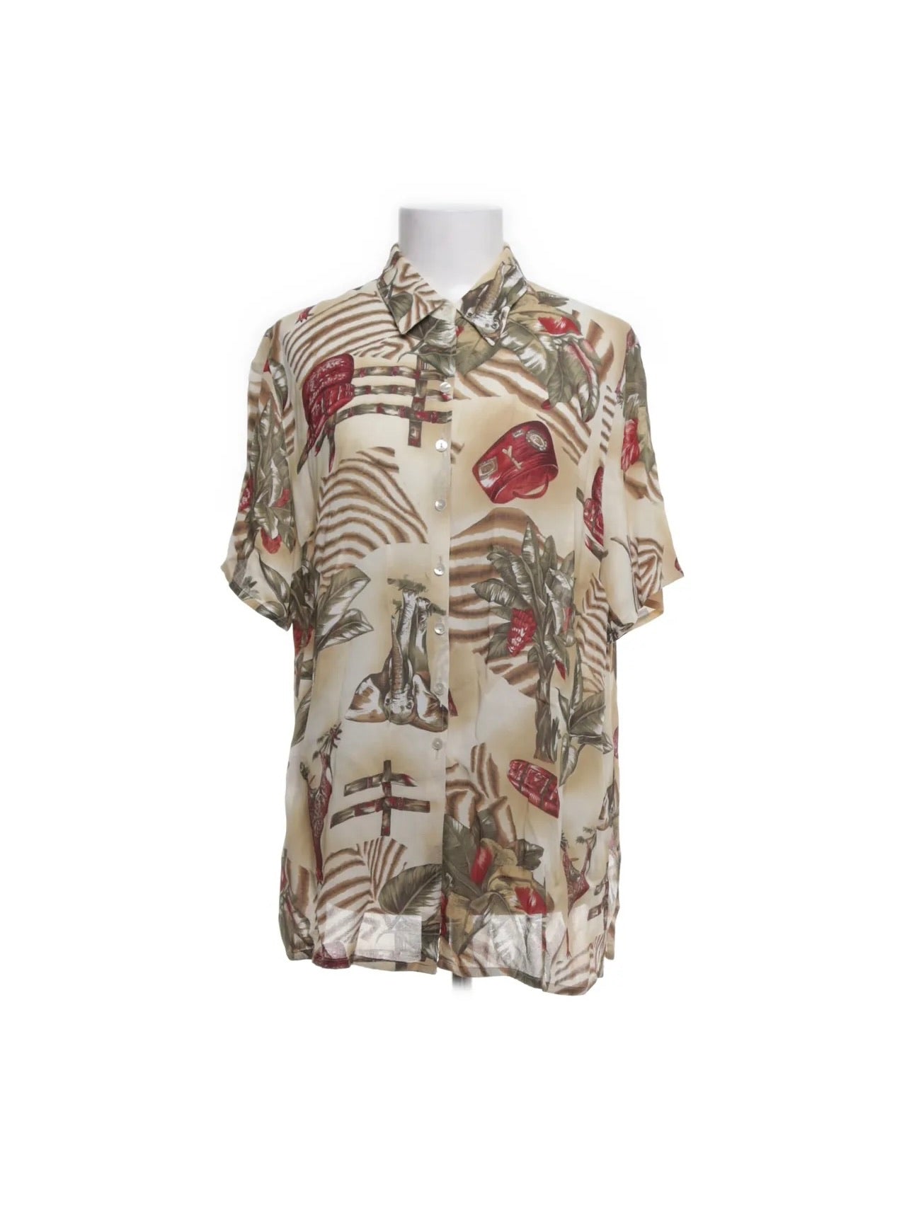 Tru Vintage Bluse Beige Größe: 44