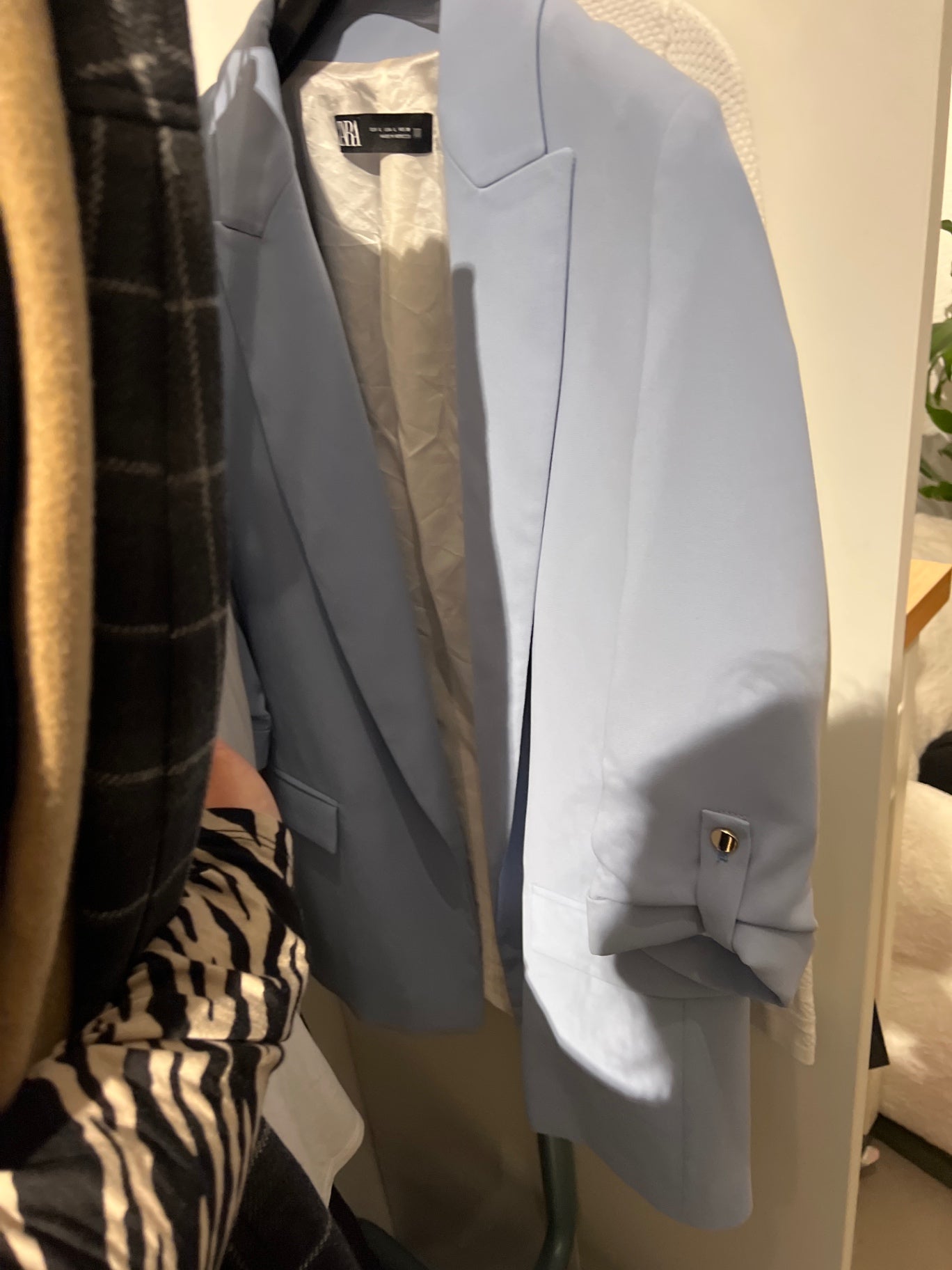 Zara Blazer Hellblau Größe: L