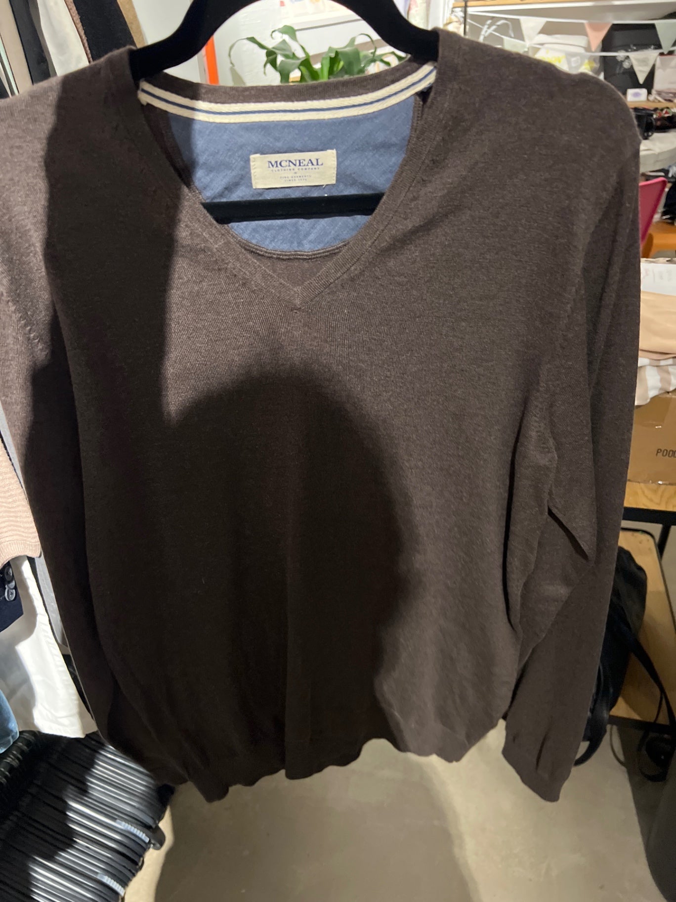 MCNEAL Pullover Braun Größe: M