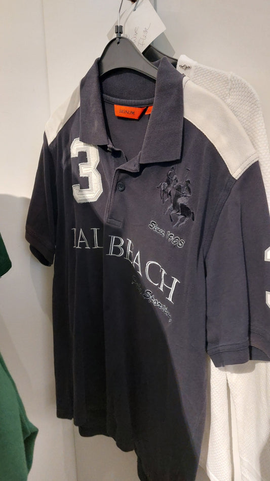 SIGNUM Poloshirt Dunkelblau Größe: M