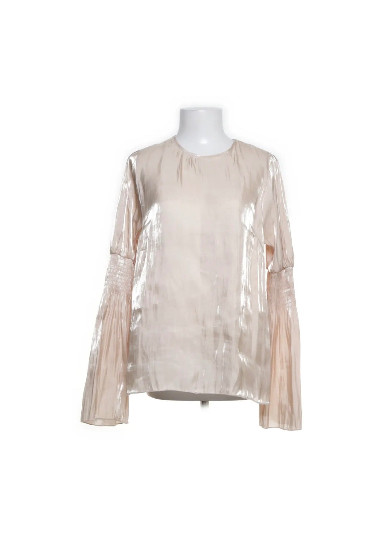 TOPSHOP Bluse Helles Beige Größe: 42