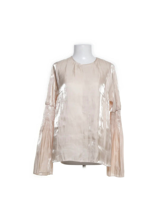 TOPSHOP Bluse Helles Beige Größe: 42