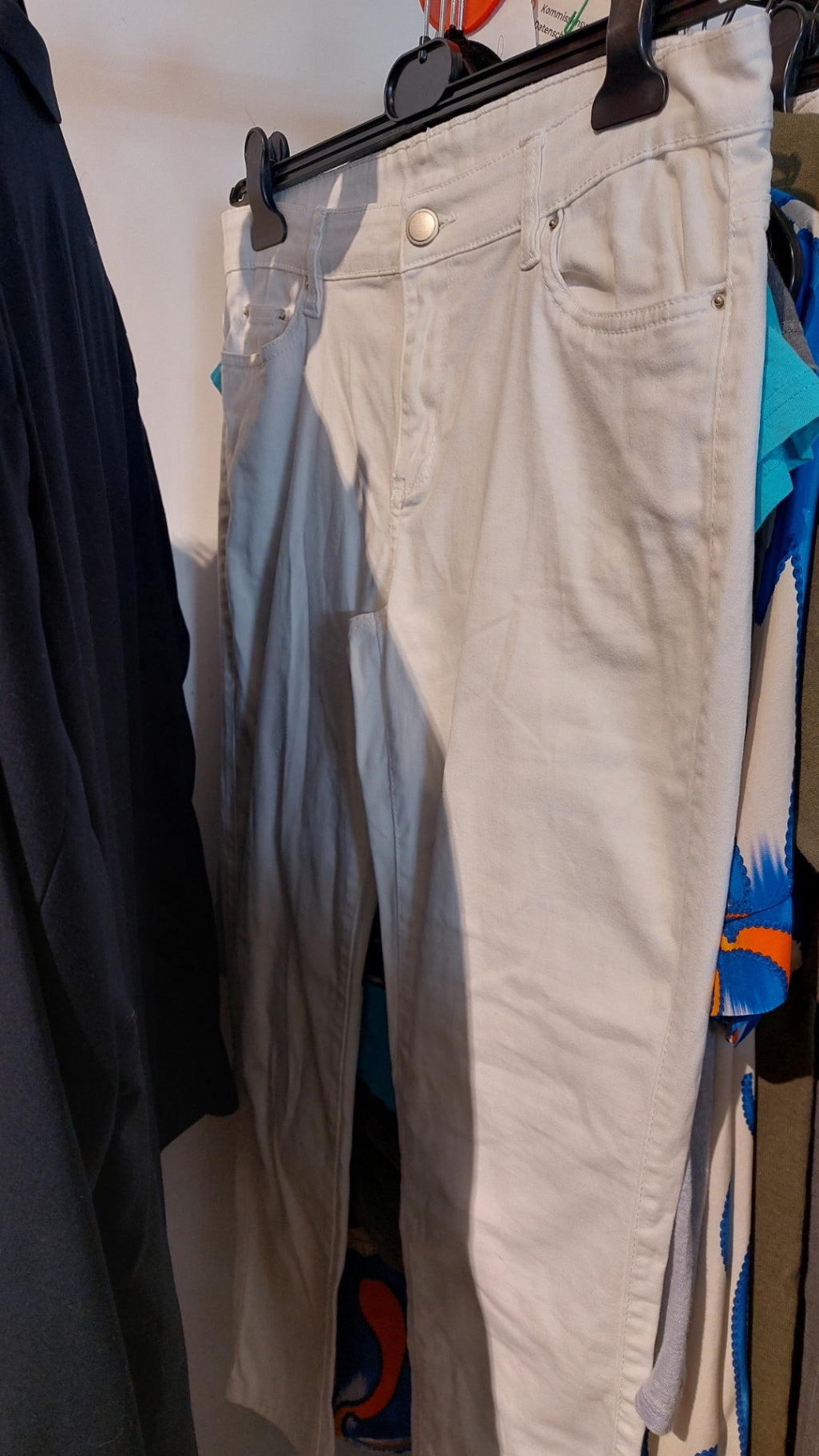 Hose Weiß Größe: 42