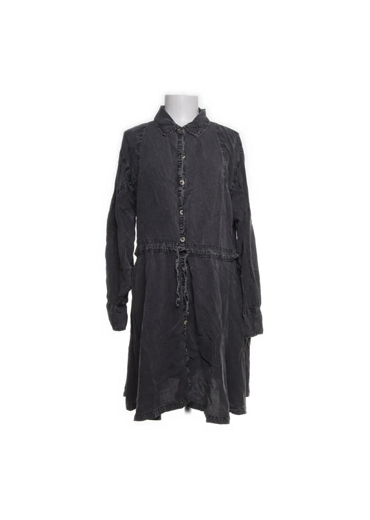 TOPSHOP Jeanskleid Schwarz Größe: M