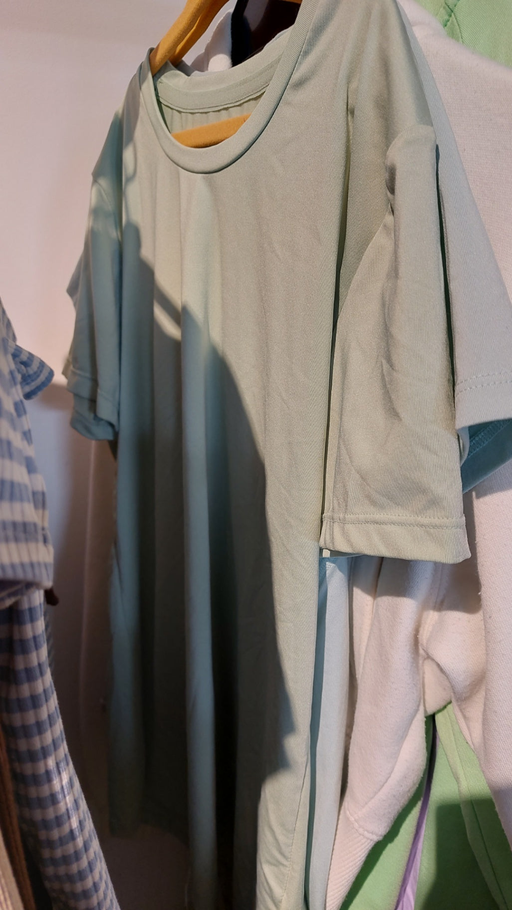 H&M Sports T-Shirt Mintgrün Größe: 146/152