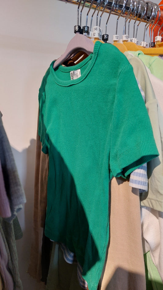DIVIDED T-Shirt Grün Größe: XXS