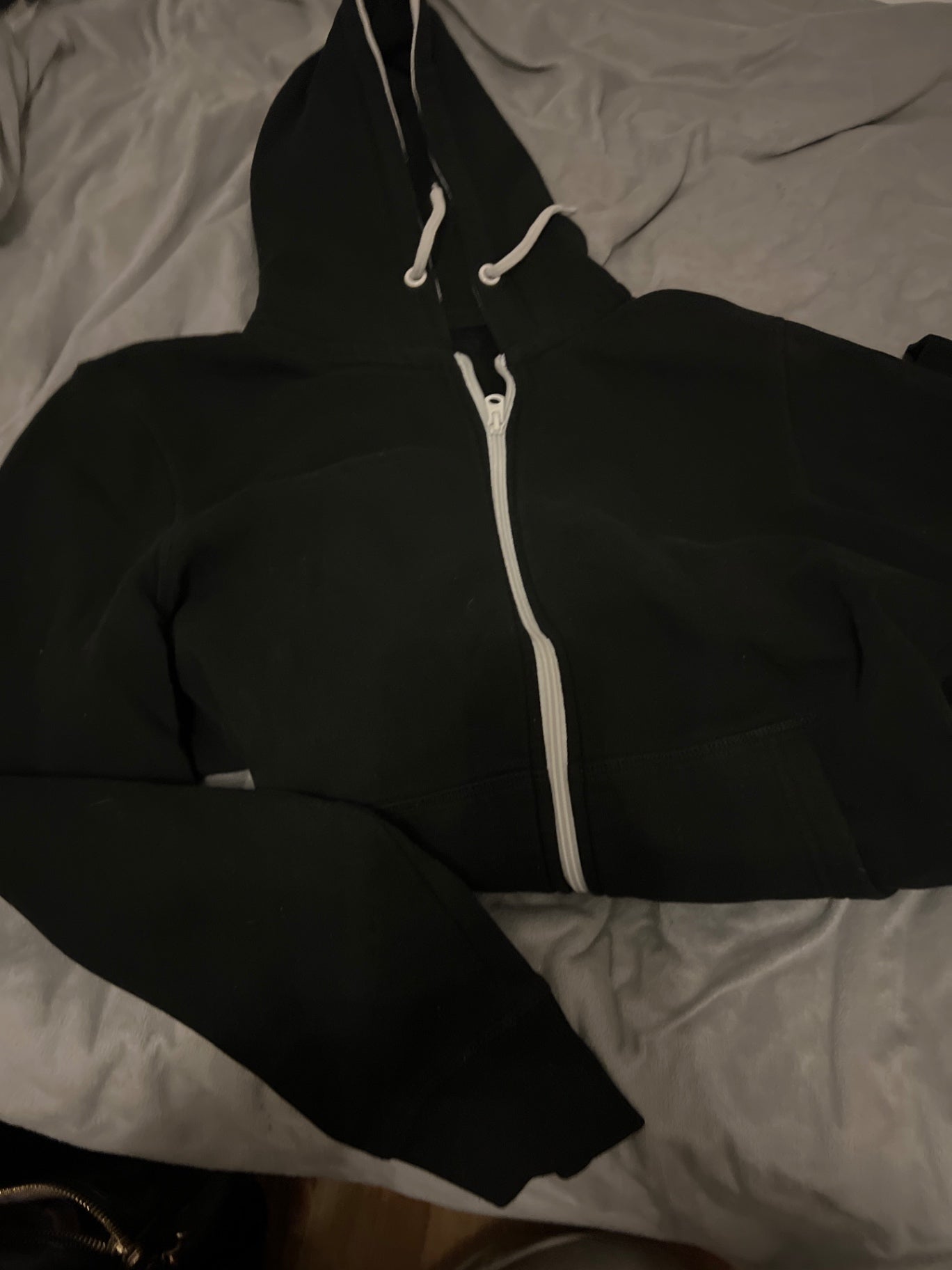 C&A Hoodie / Jacke Schwarz Größe: M