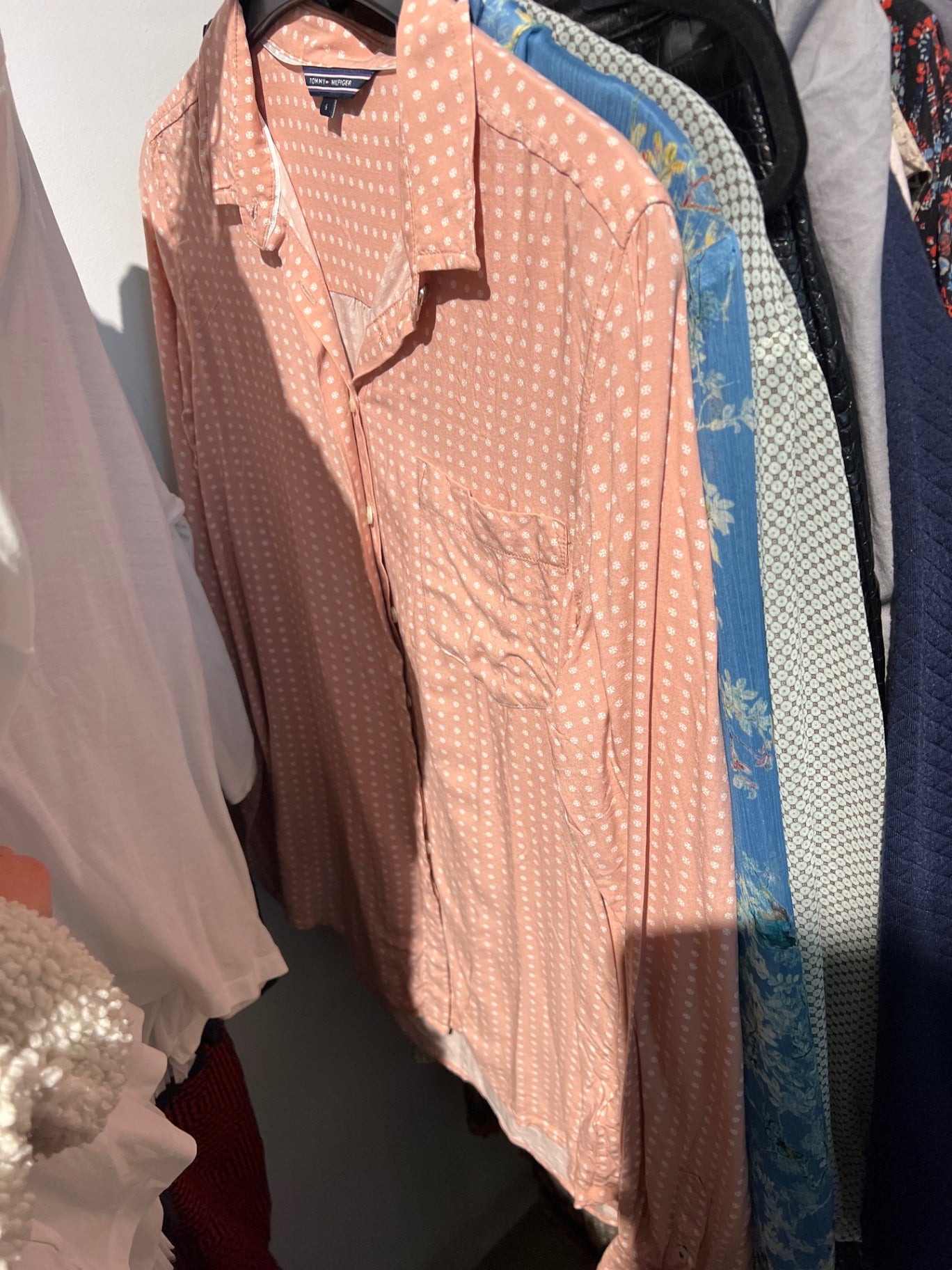 Tommy Hilfiger Hemd Pfirsich Größe: S