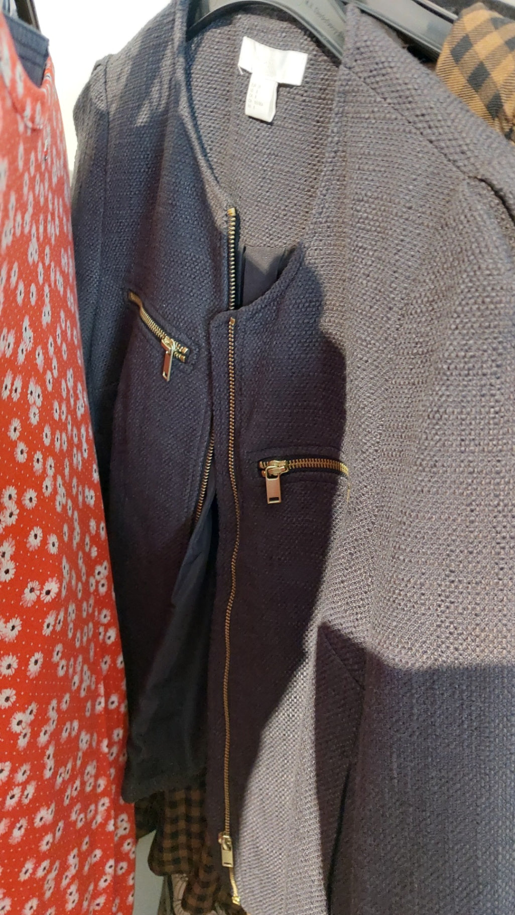 H&M Jacke Dunkelblau Größe: S