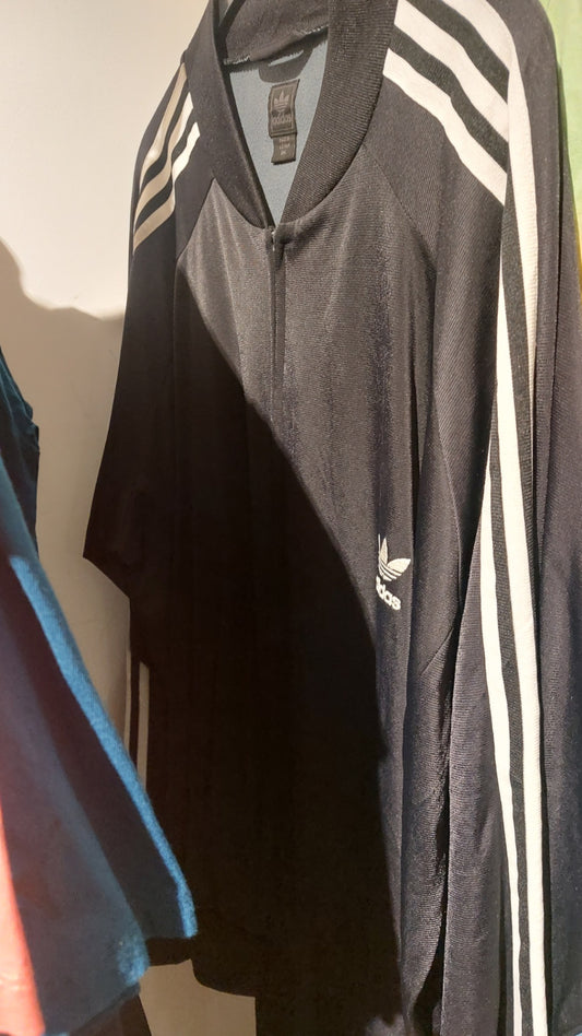 Adidas Jacke -Zipper fehlt - Schwarz Größe: XXL
