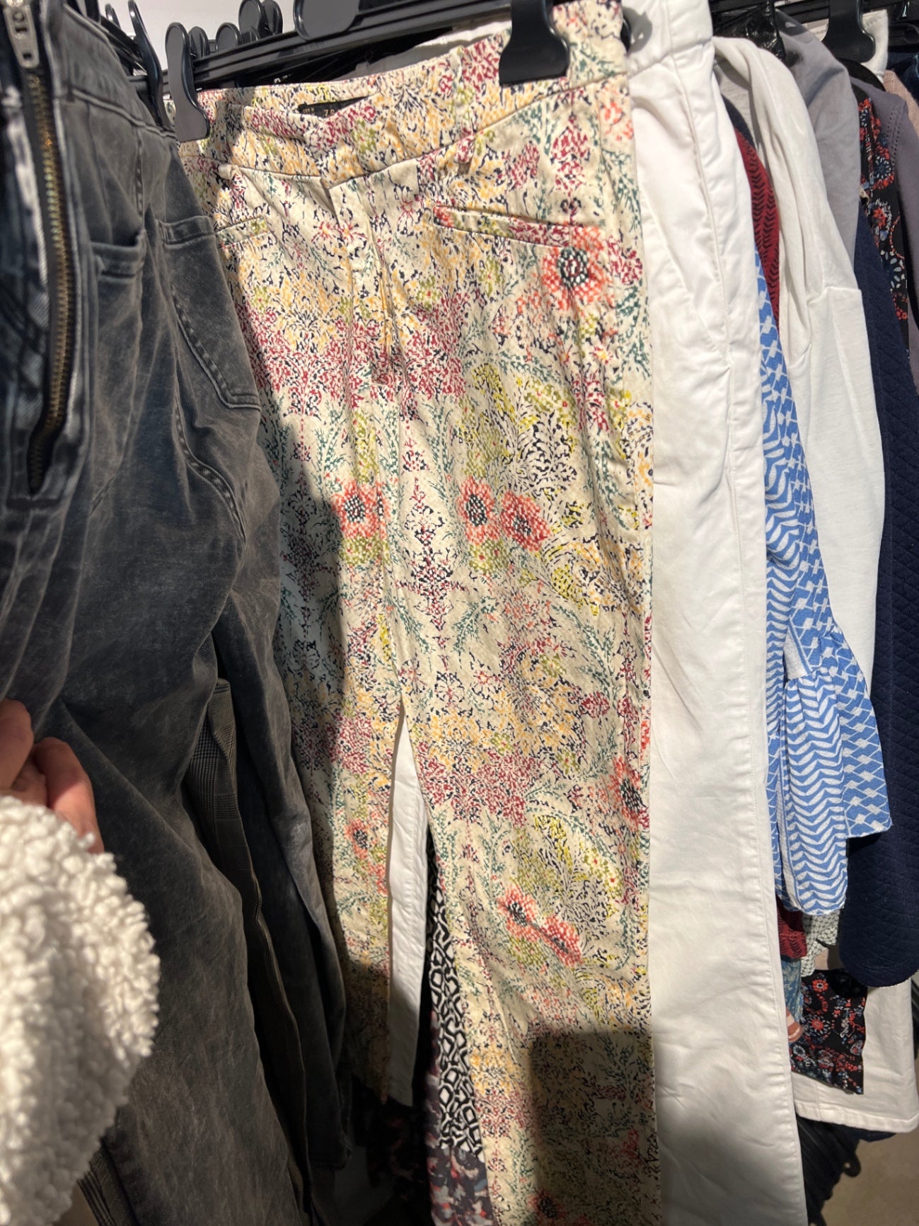 Zara Hose Mehrfarbig Größe: M