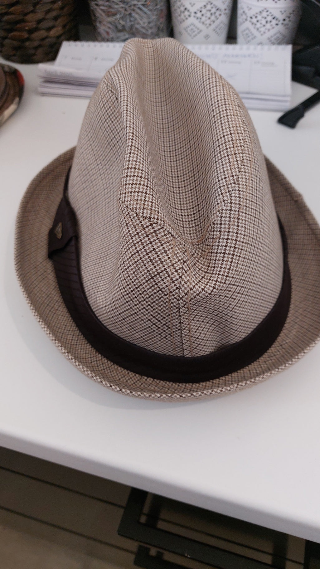 New Era Hut Beige/Braun Größe: XXL