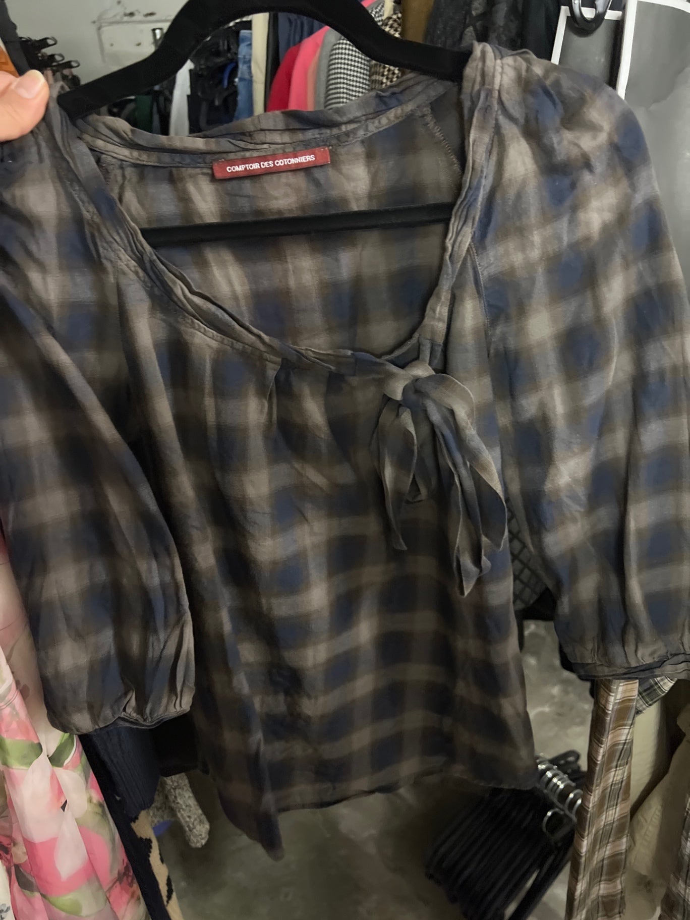 Comptoir des Cotonniers Bluse kariert Größe: S