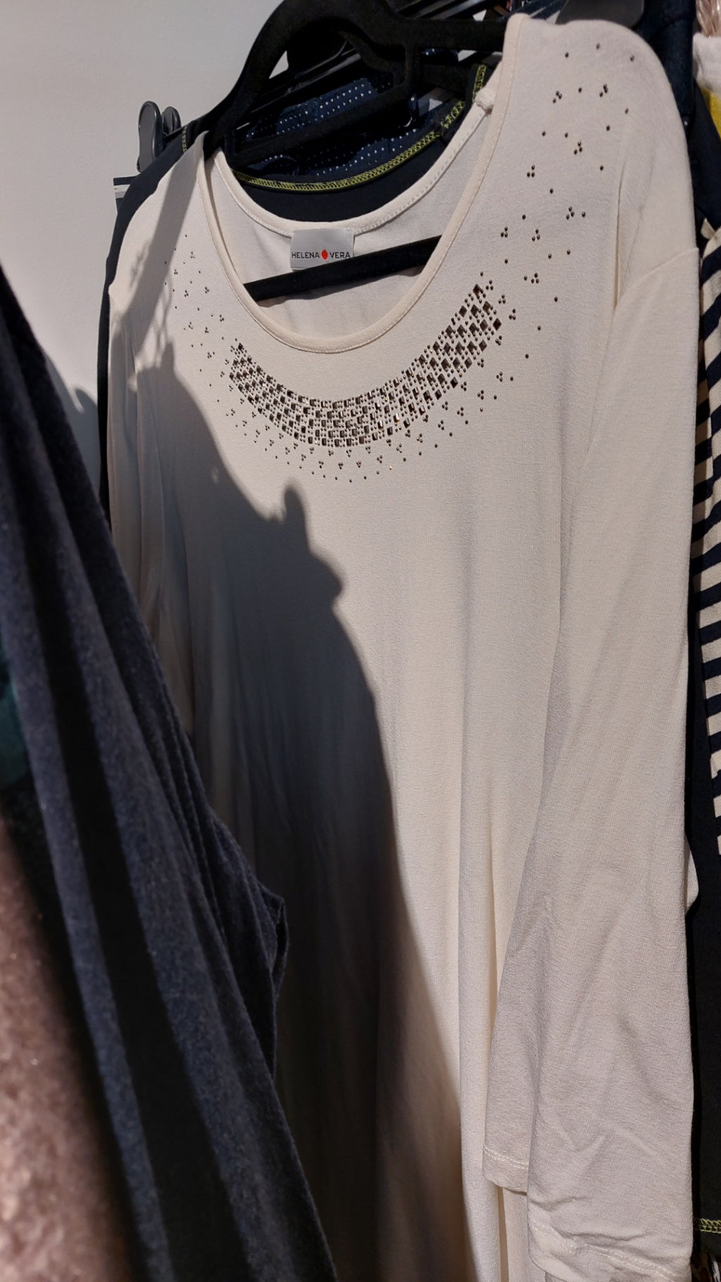 Helena Vera T-Shirt Weiß Größe: 48