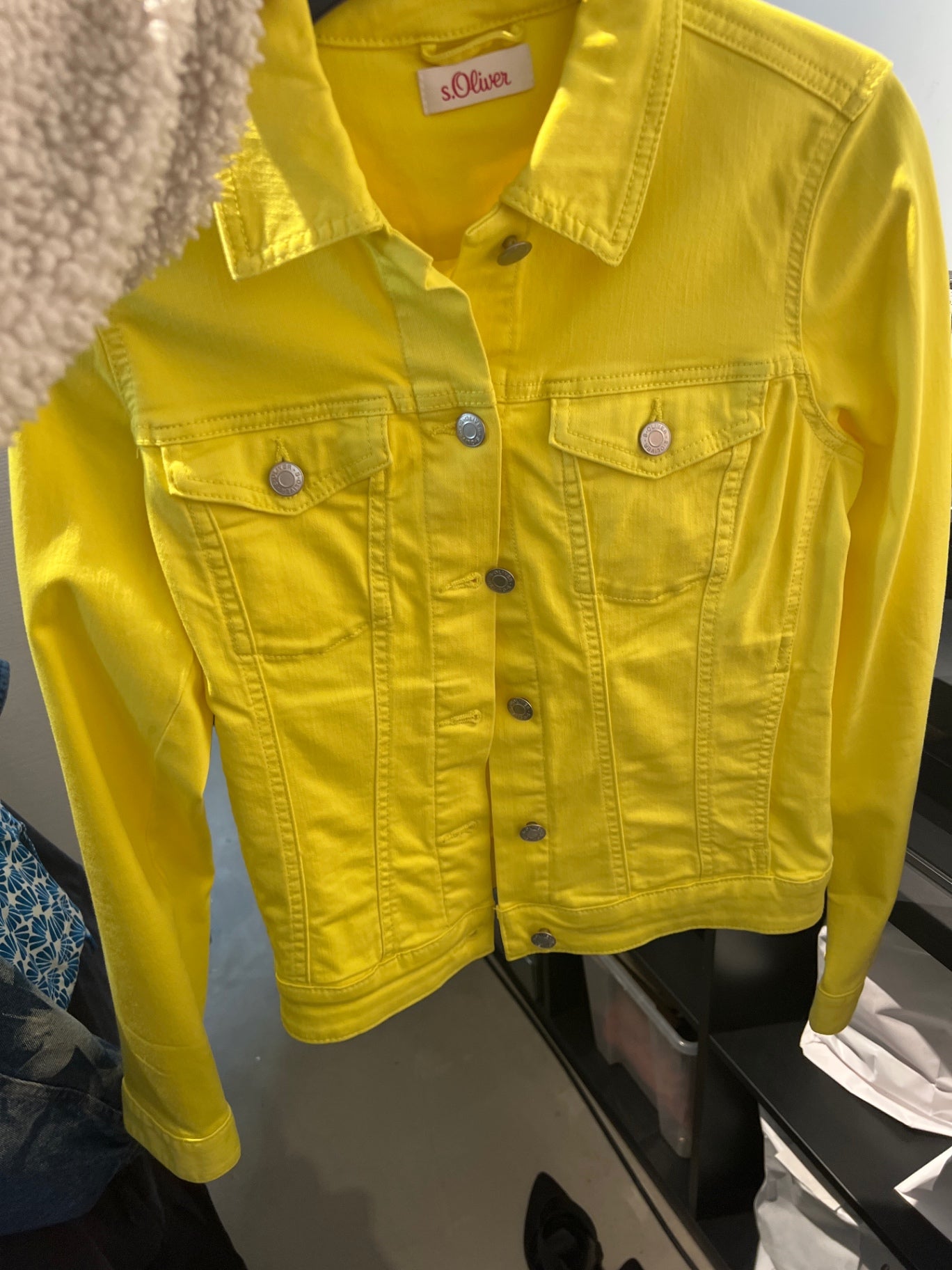 s.Oliver Jeansjacke Gelb Größe: S