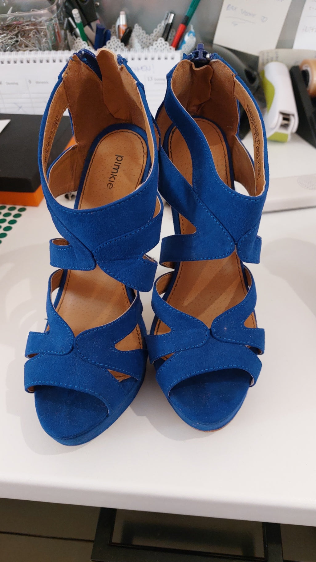 Pimkie High Heels Blau Größe: 36