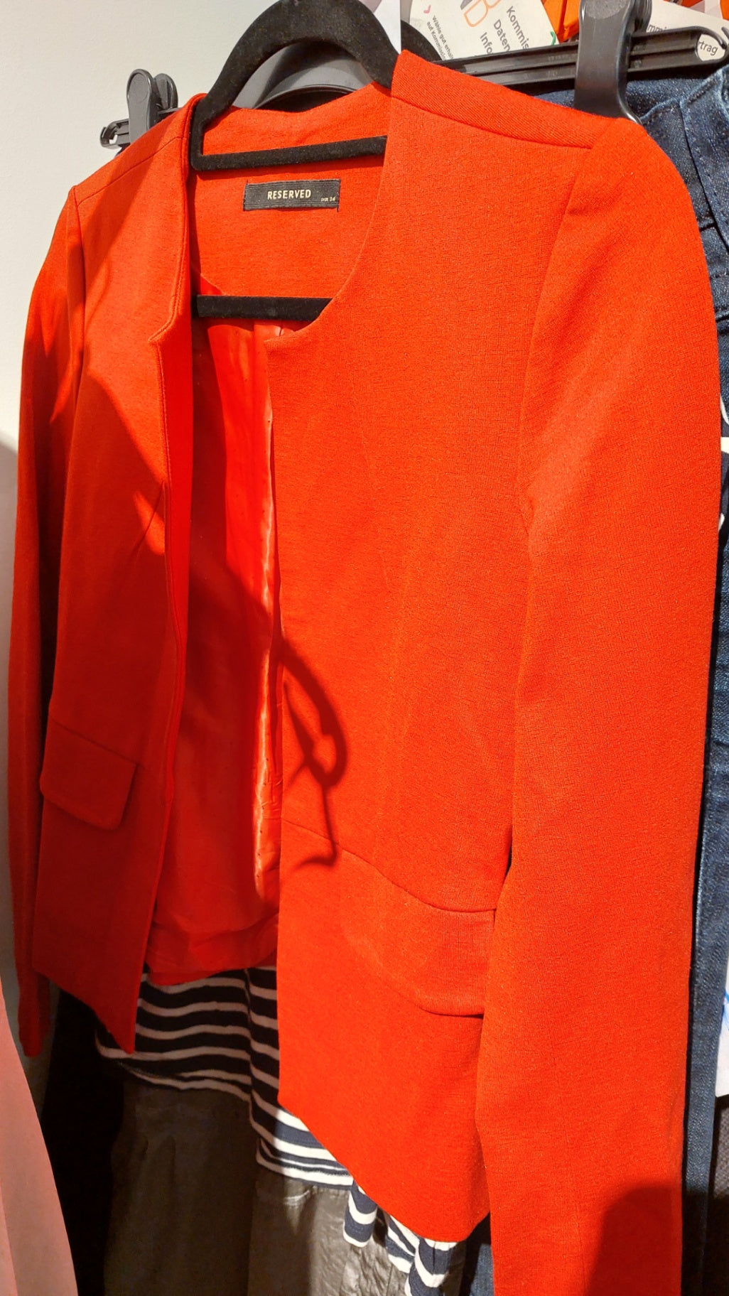 Reserved Blazer Rot Größe: XS