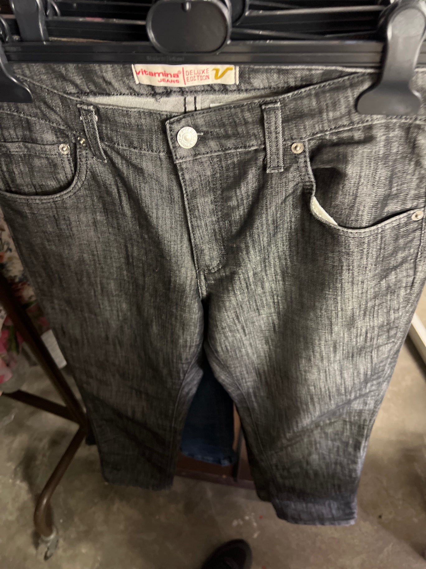 Vitamina Jeans Grau Größe: 40