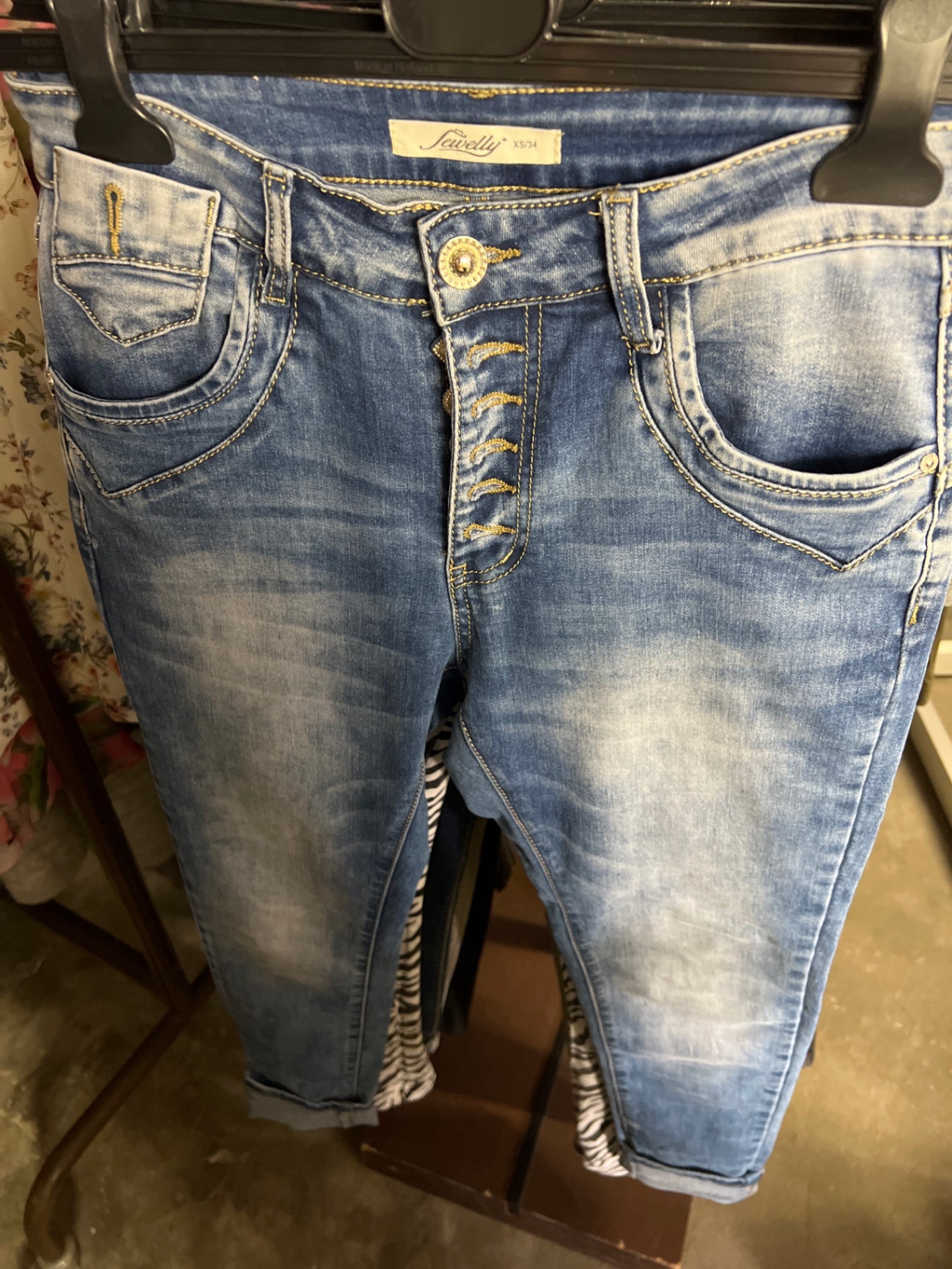 Jewelly Jeans Blau Größe: XS / S