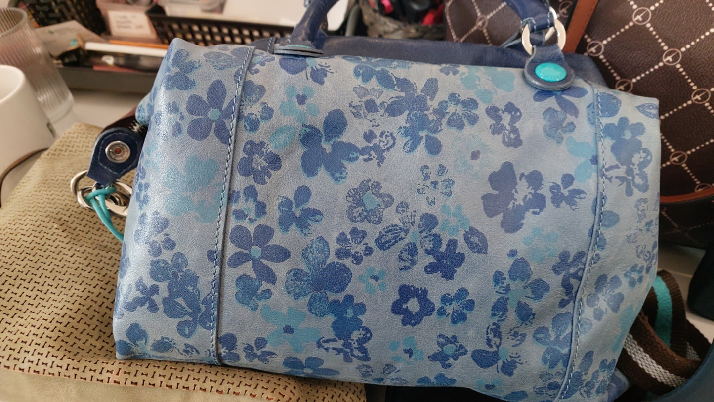 Gabs Leder Tasche Blau