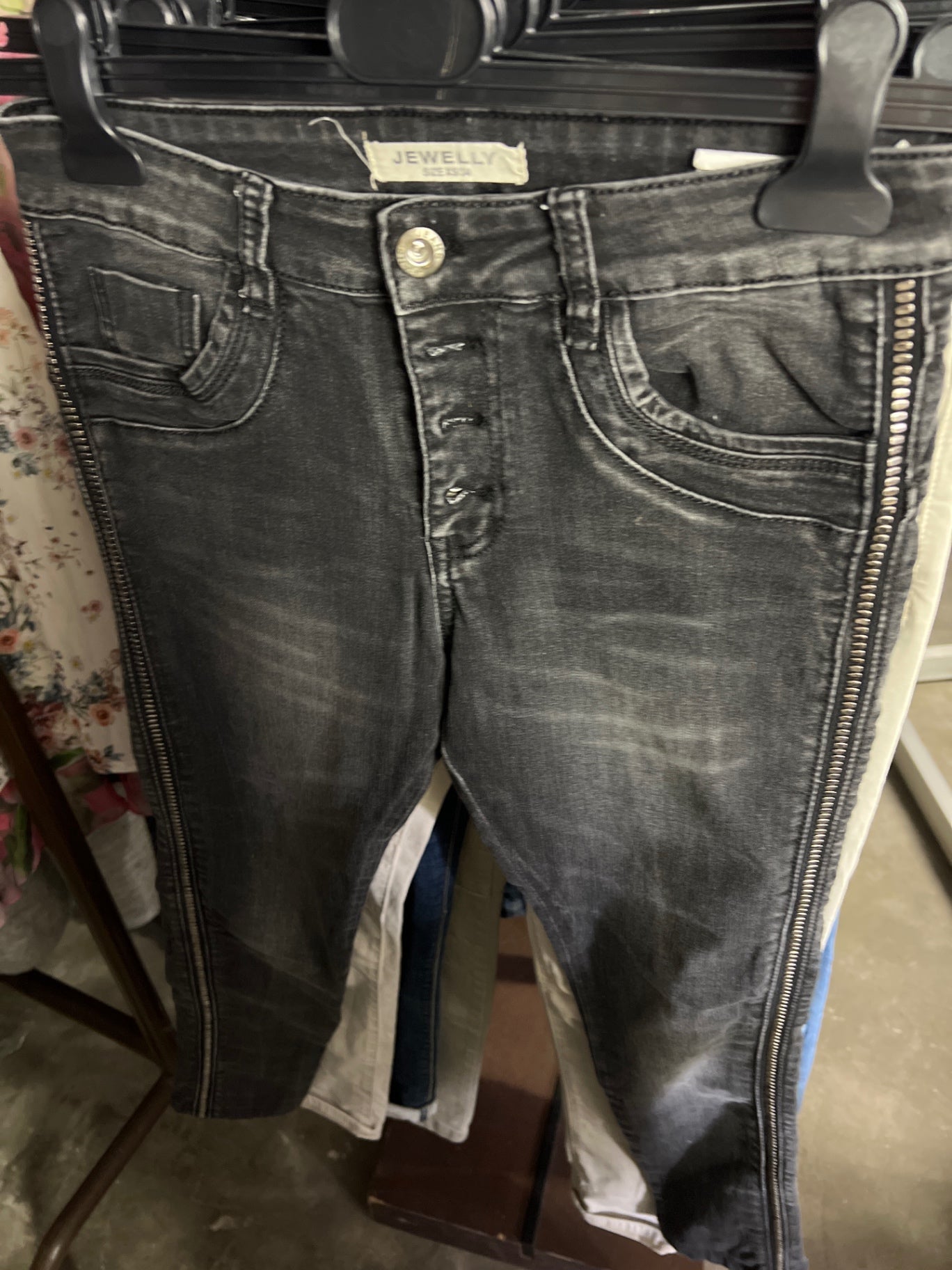 Jewelly Jeans Dunkelgrau Größe: XS / S