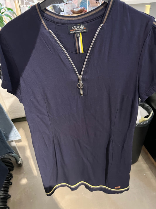 Squesto T-Shirt Dunkelblau Größe: S