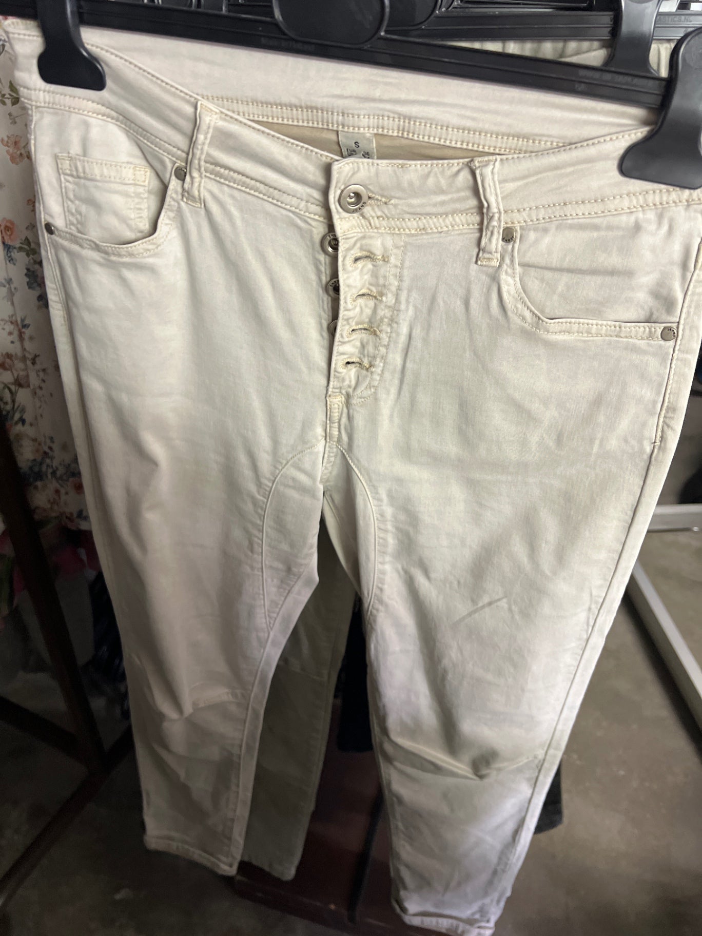 Jeans Beige Größe: S