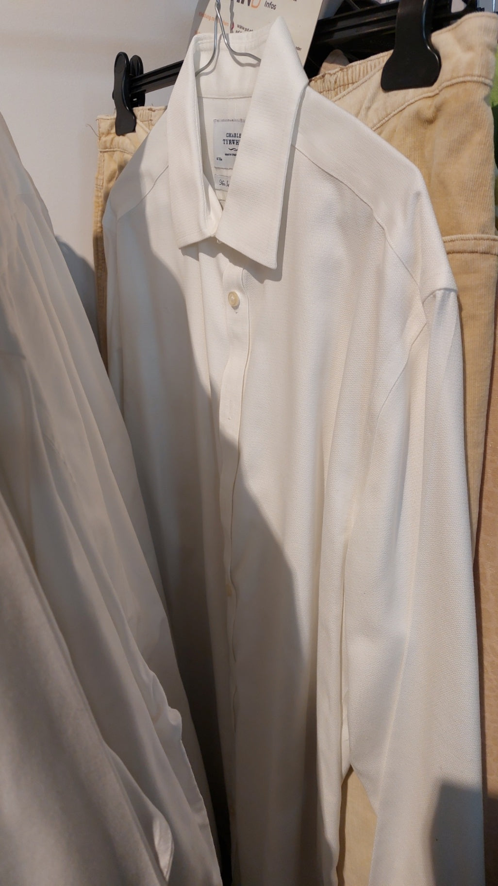 Charlie Tyrwhitt Hemd Weiß Größe: 41
