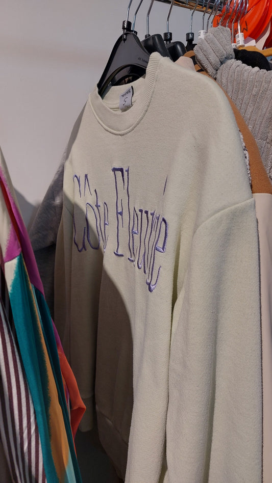 Sublevel Sweatshirt Hellgrün Größe: S