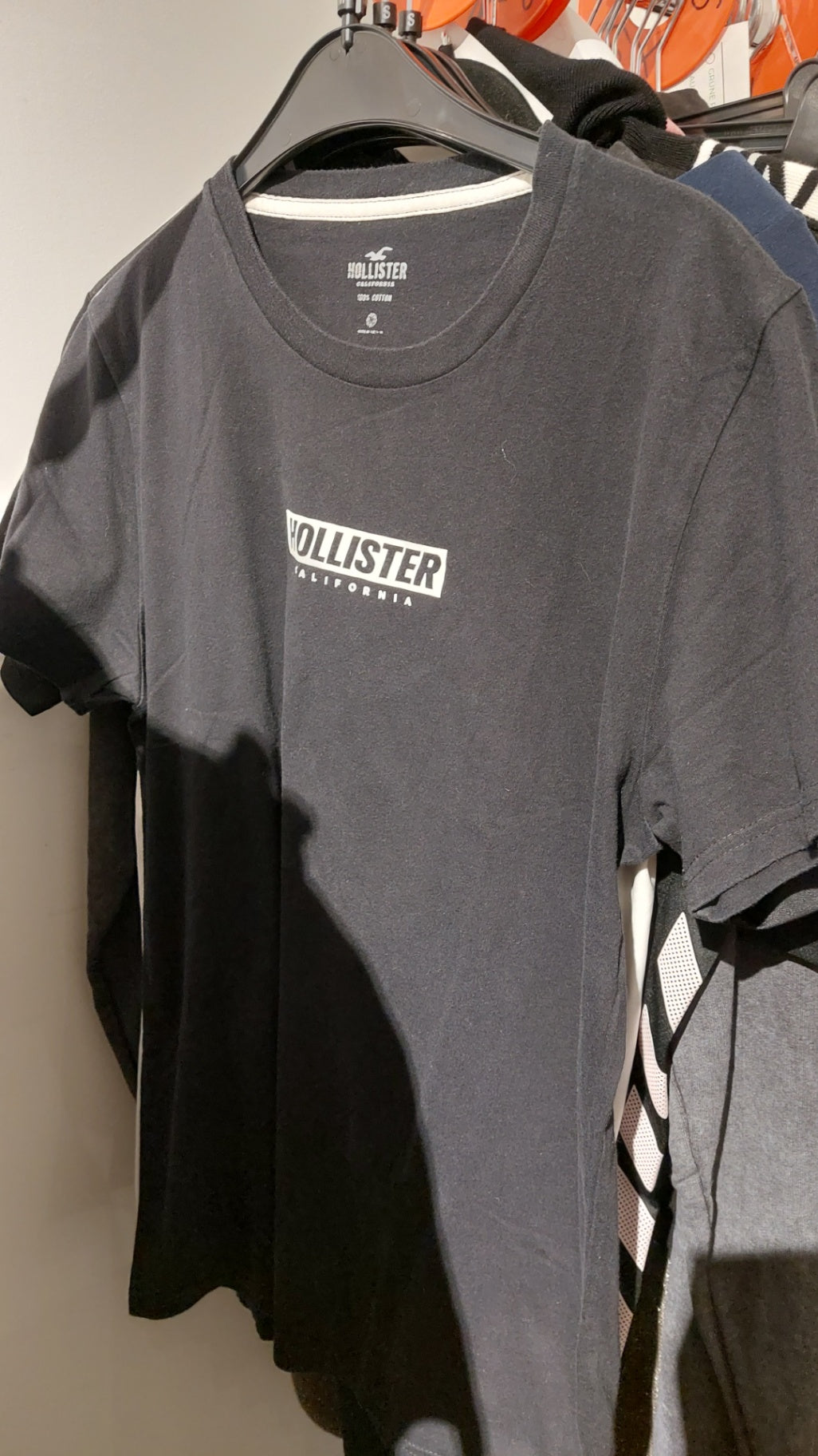 Hollister T-Shirt Schwarz Größe: M