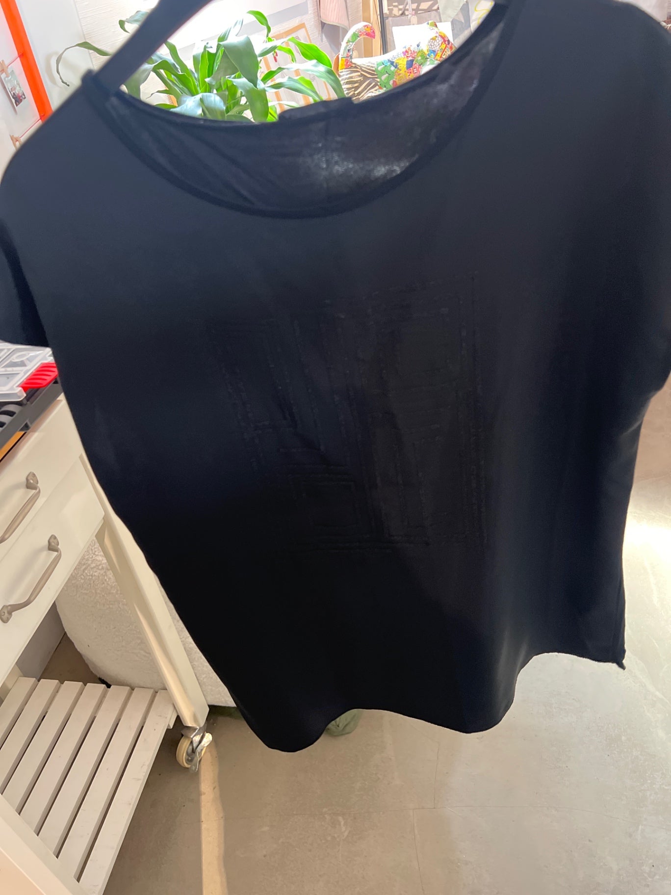 Opus T-Shirt Schwarz Größe: M