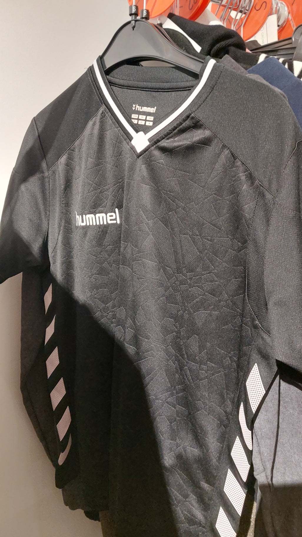 Hummel Sporttrikot Schwarz Größe: S