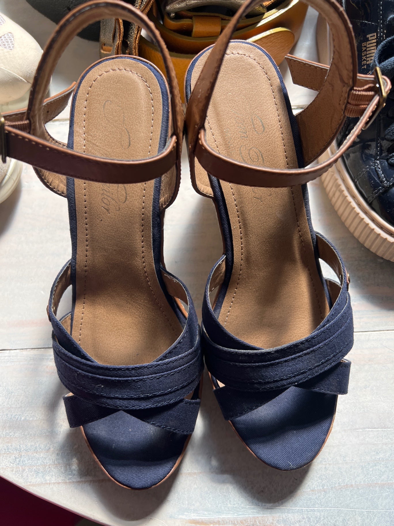 Tom Tailor Sandalen Dunkelblau Größe: 41