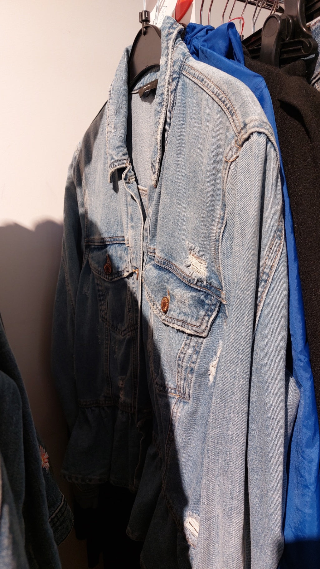Vero Moda Jeansjacke Hellblau Größe: L