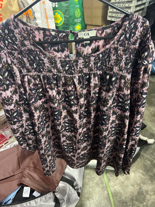 CA Bluse Lila Größe: 44/46