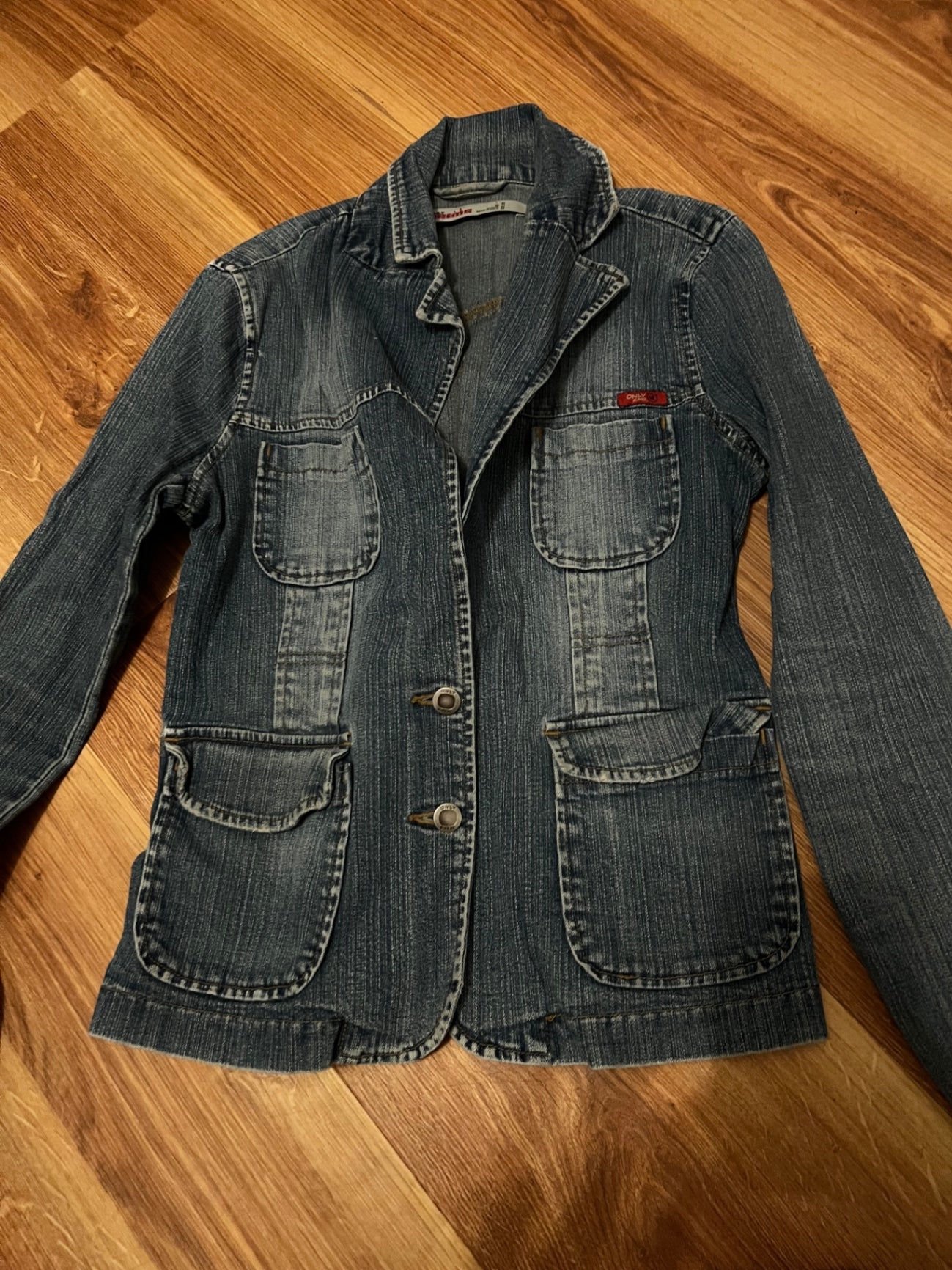 Only Jeansjacke Blau Größe: M