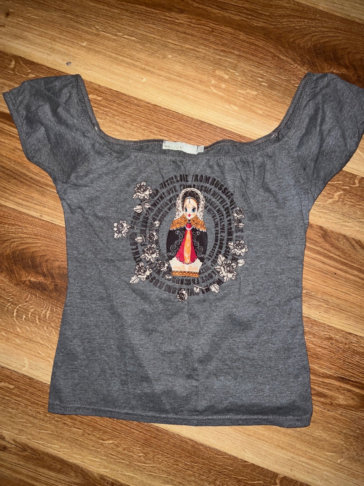 Ichi T-Shirt Grau Größe: S