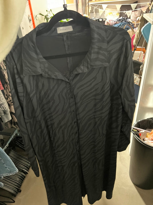 Promiss Kleid Schwarz Größe: 48